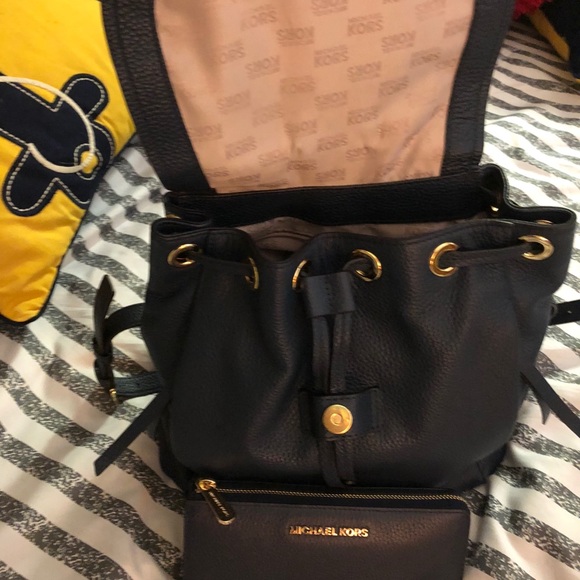 Michael kors Navy blue backpack